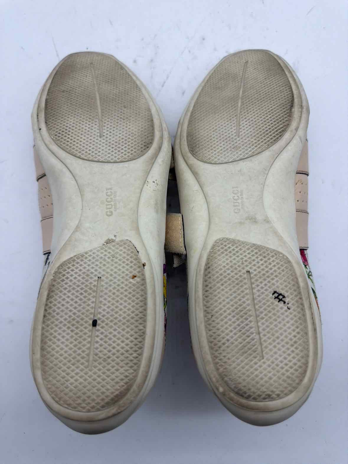 Pre-Owned Gucci Ivory Size 9 Fashion Sneaker Athletic Shoes | True Fashionistas.