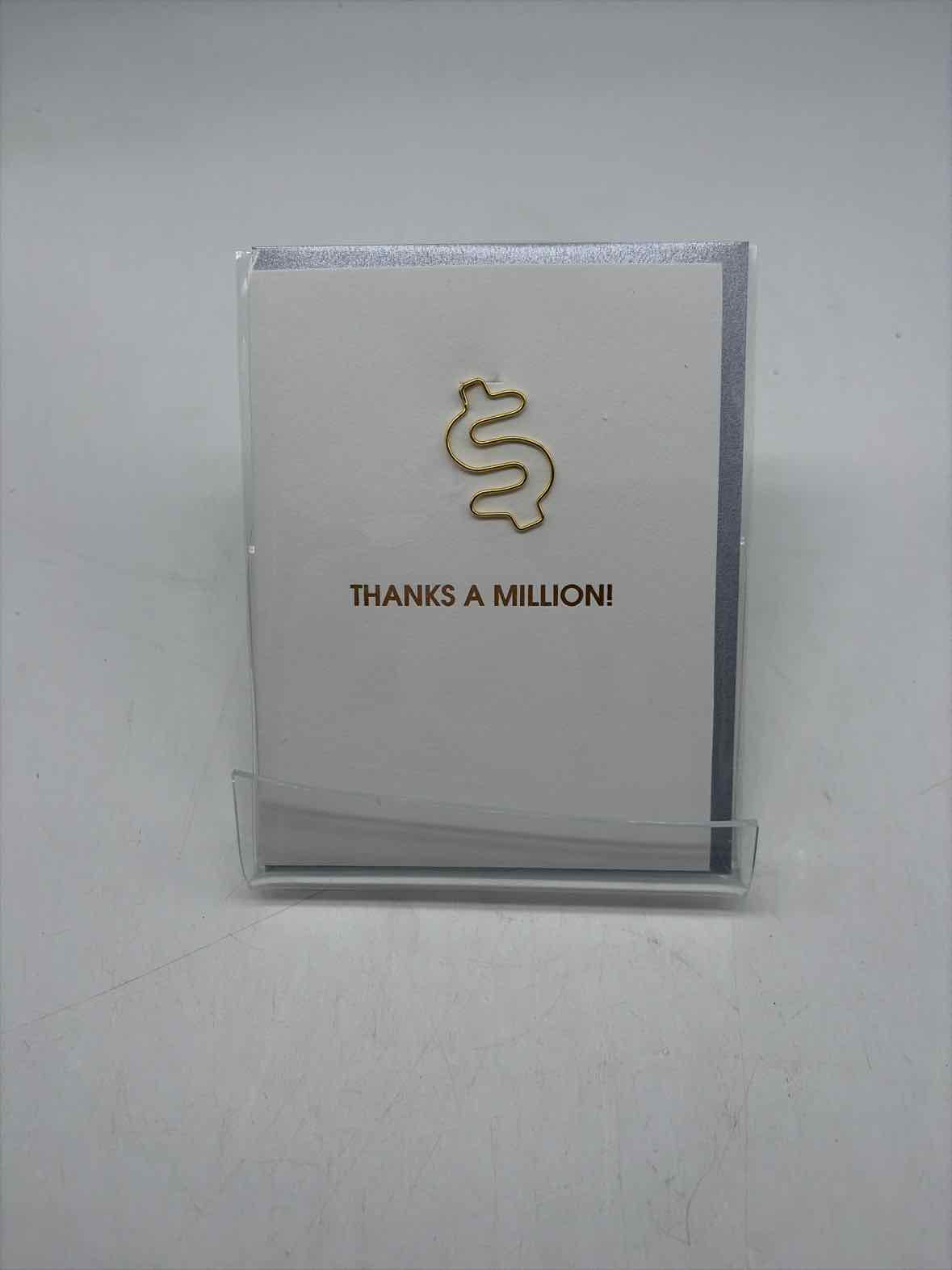 Thanks a Million Greeting Card | True Fashionistas.
