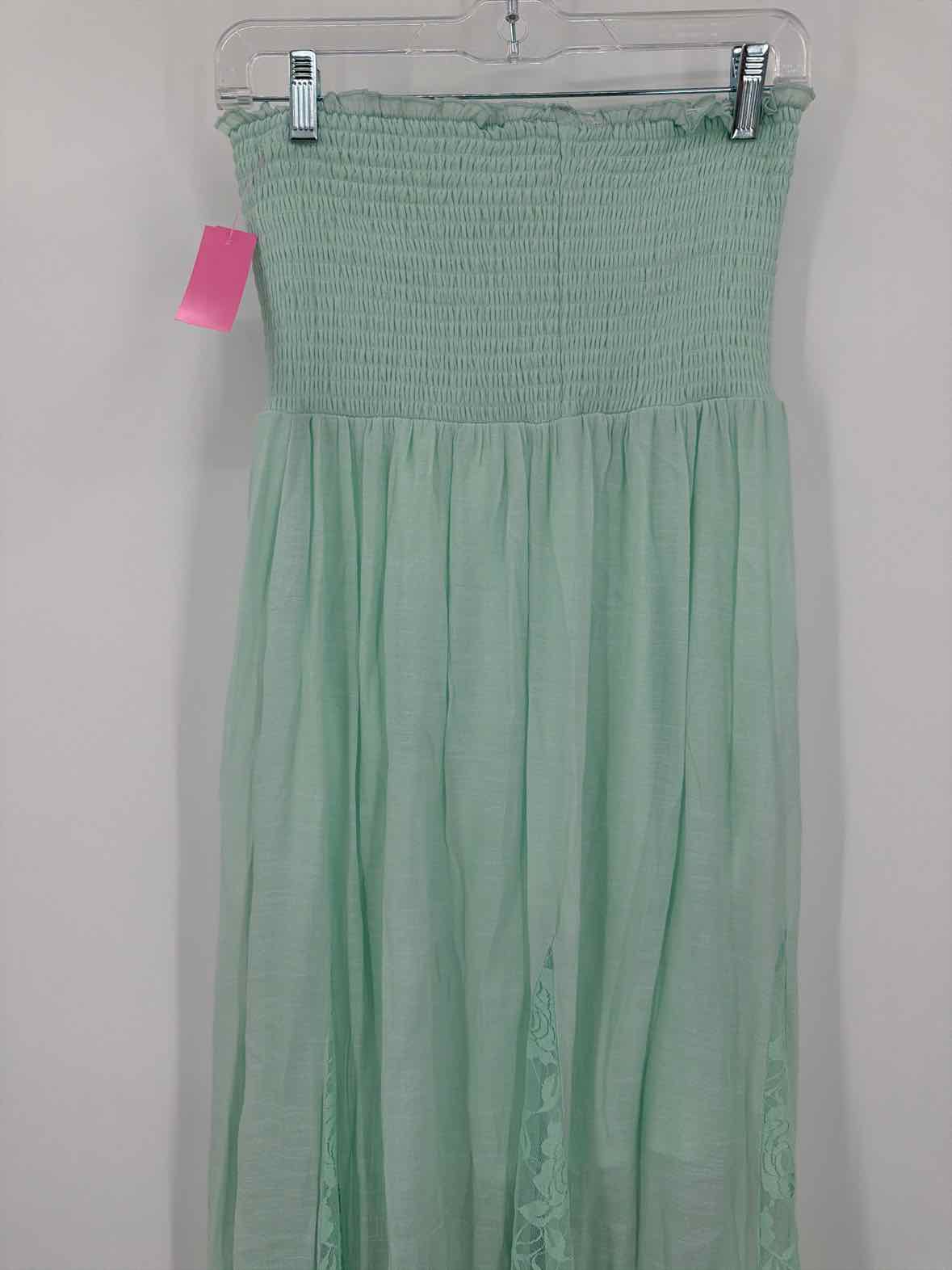 Pre-Owned Venus Blue Size Medium Long Strapless Dress | True Fashionistas.