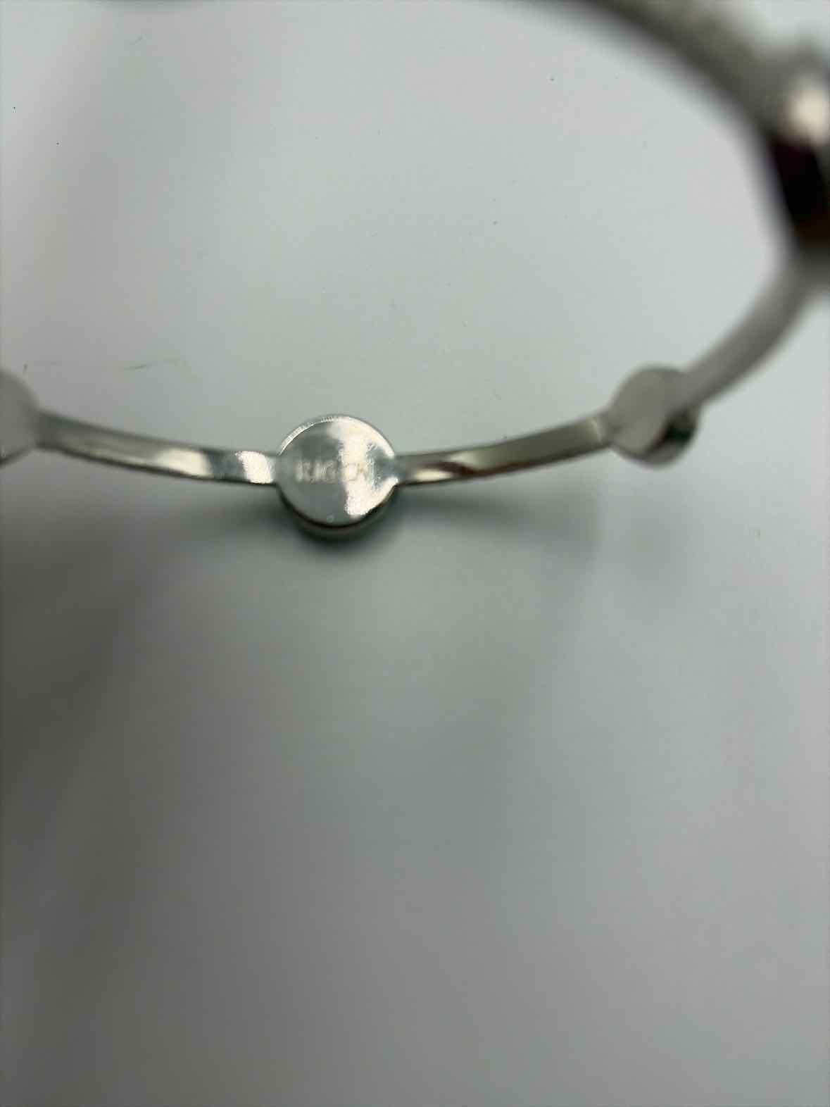 Rj Graziano Silver Bangle Bracelet | True Fashionistas.