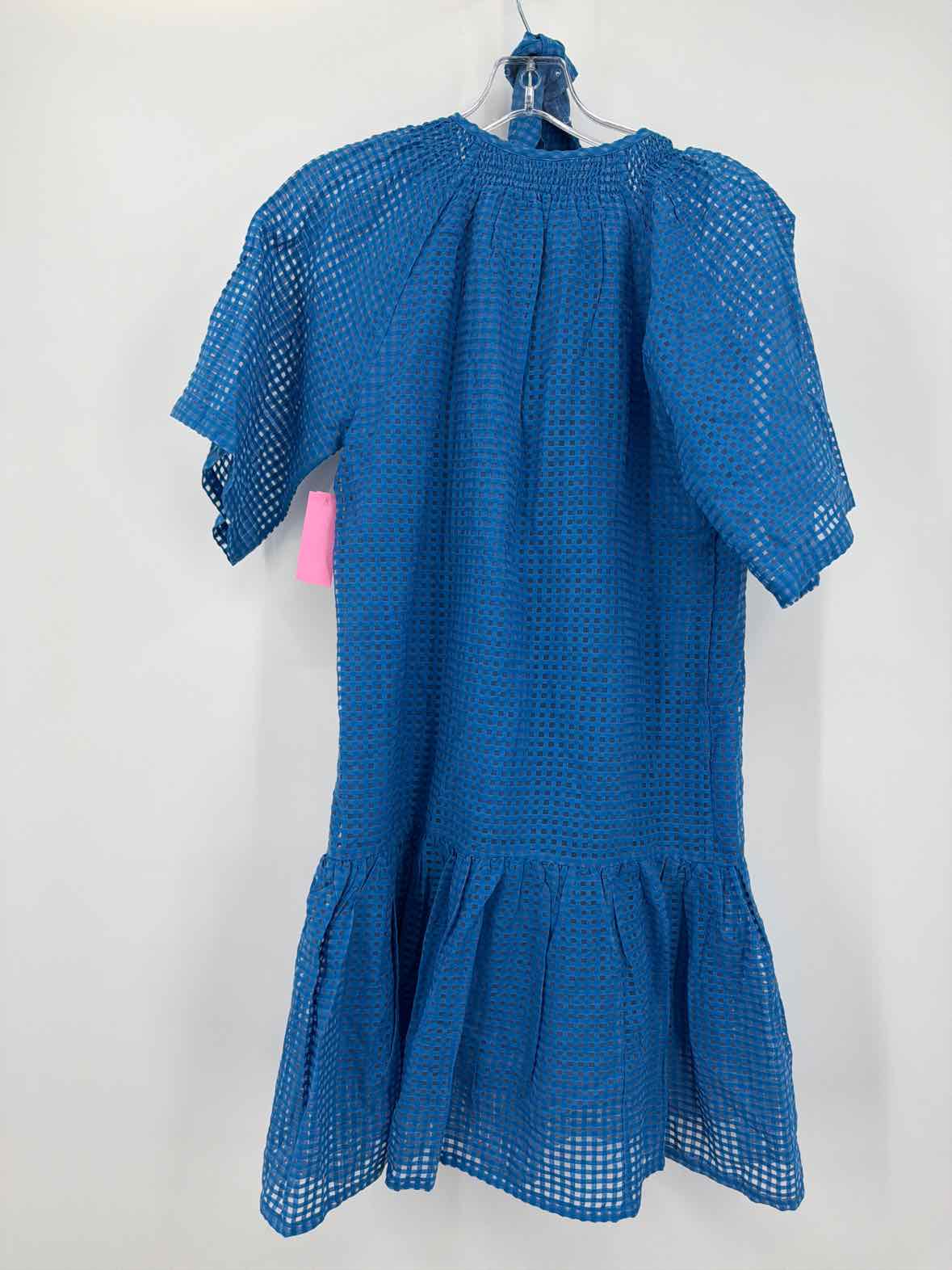 Pre-Owned Oliphant Blue Size XXS Short Short Sleeve Dress | True Fashionistas.