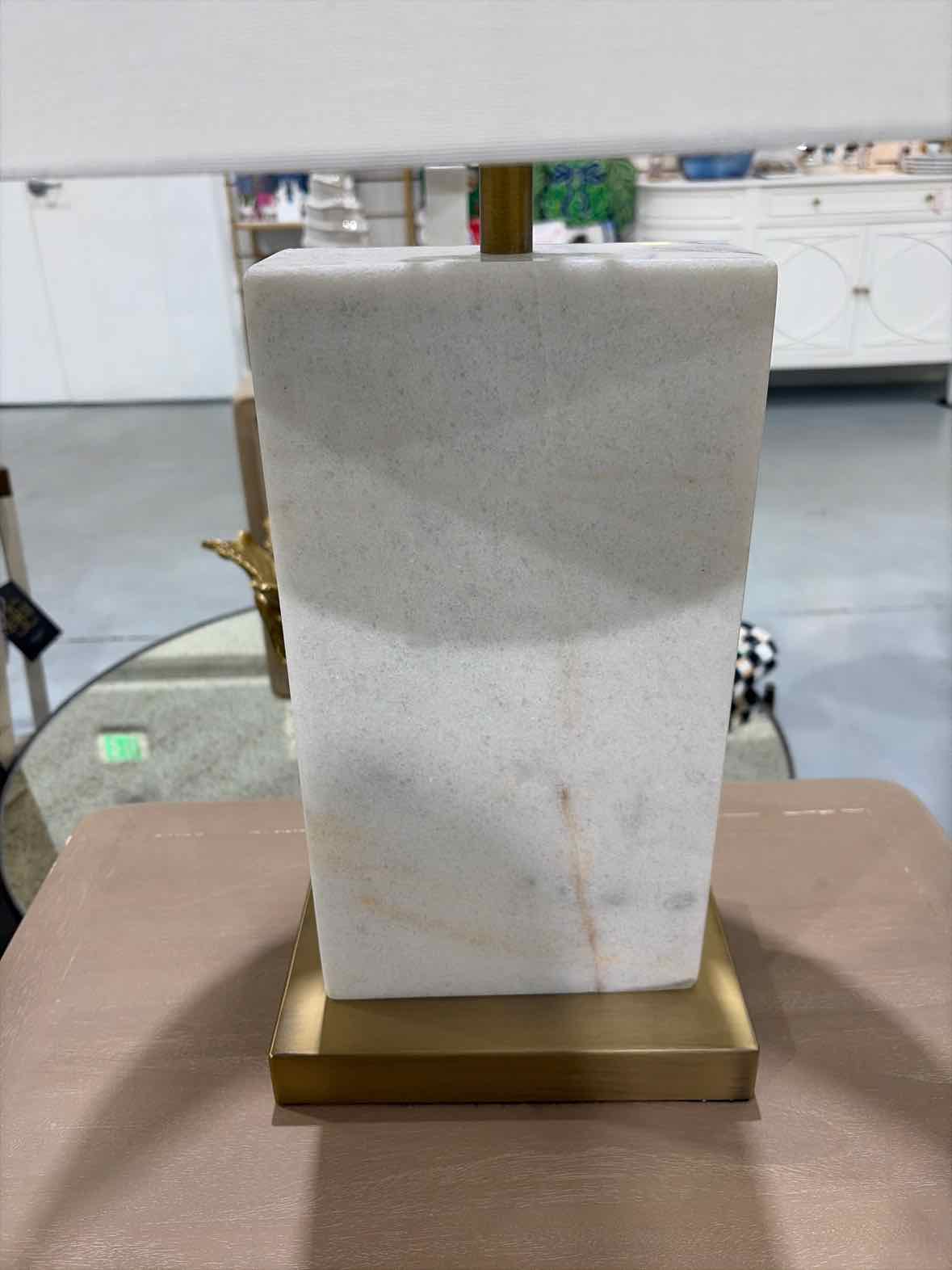 White Marble Accent Lamp | True Fashionistas.
