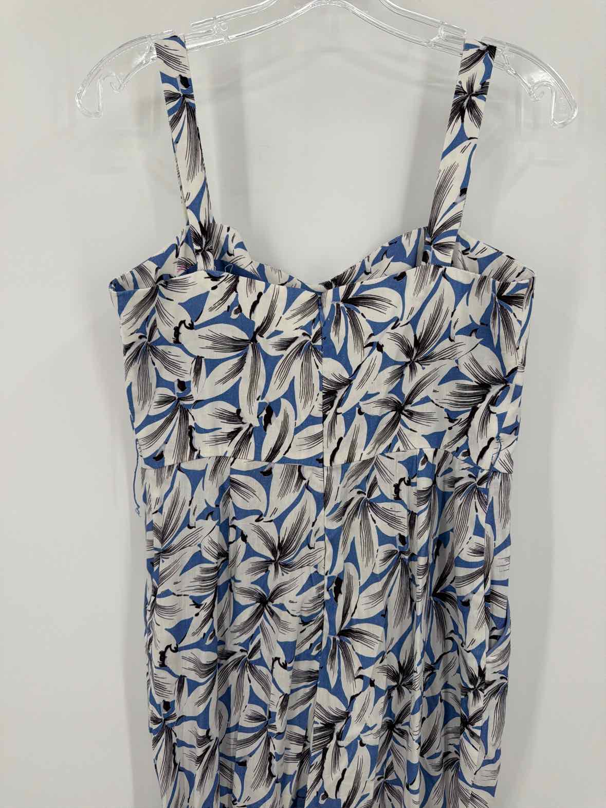 Pre-Owned Jonathan Simkhai Blue Size 6 Sleeveless Jumpsuit | True Fashionistas.