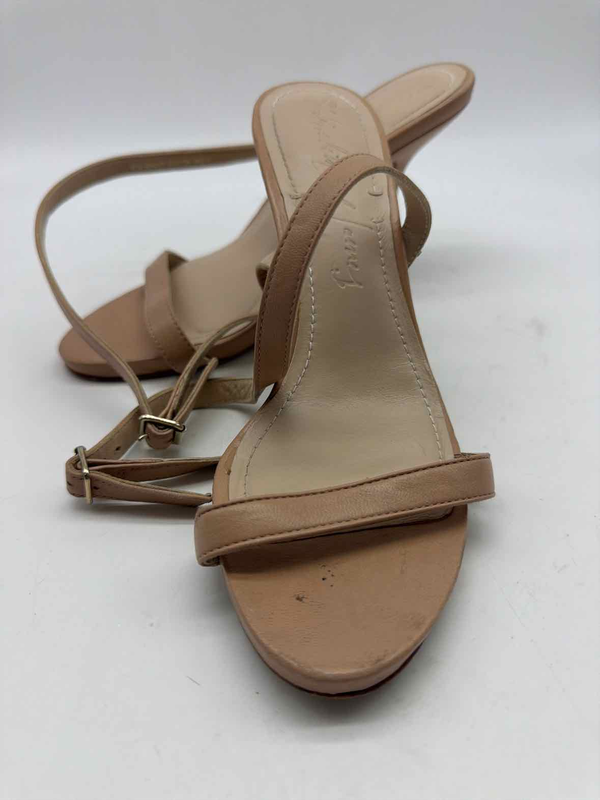 Pre-Owned Elizabeth and James Tan Size 6.5 Strappy Heels | True Fashionistas.