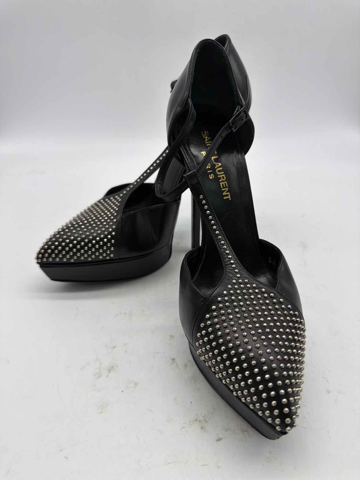 Pre-Owned Saint Laurent Black Size 6 Stiletto Heels | True Fashionistas.