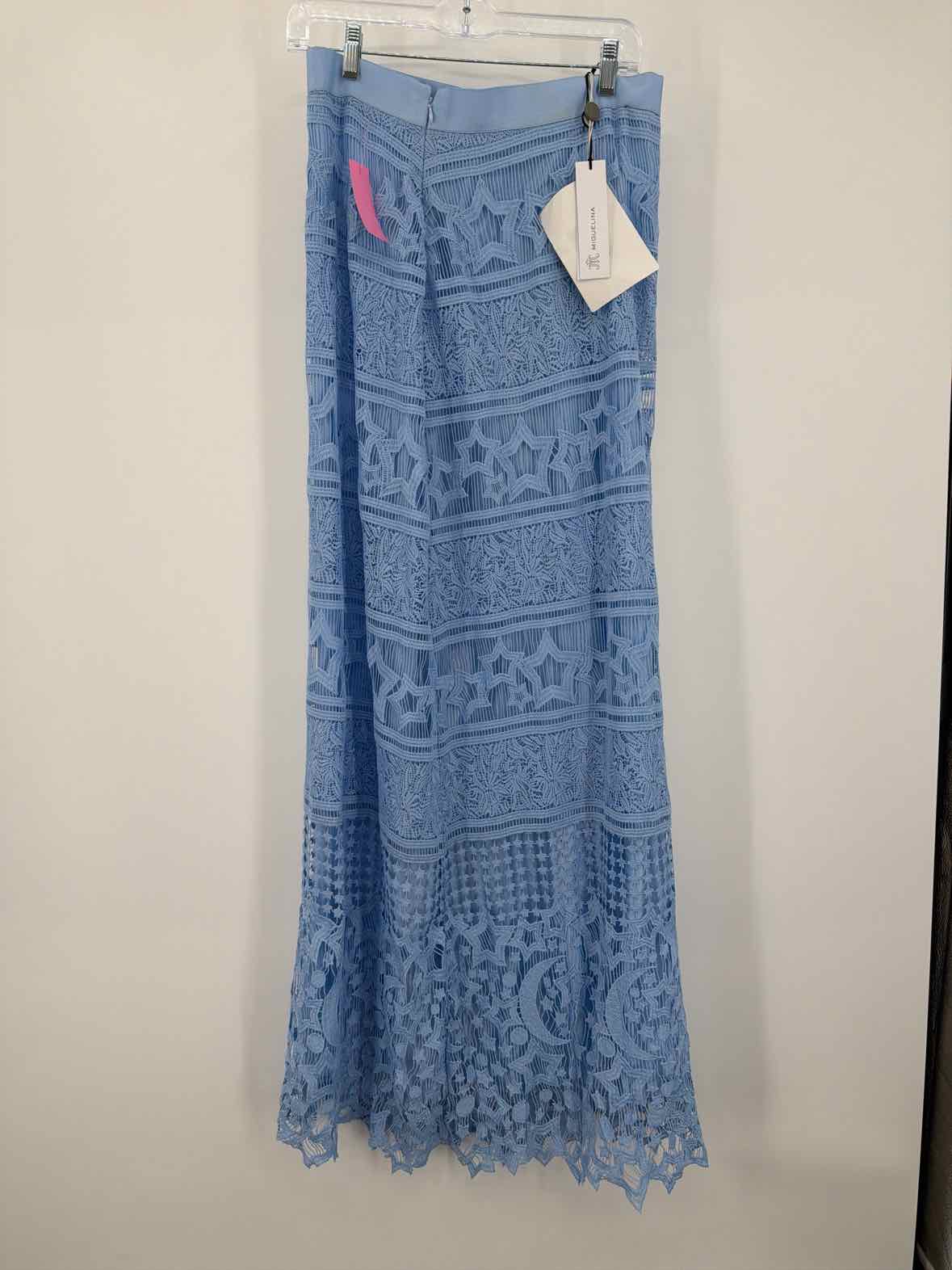 Pre-Owned Miguelina Blue Size Large Maxi Skirt | True Fashionistas.