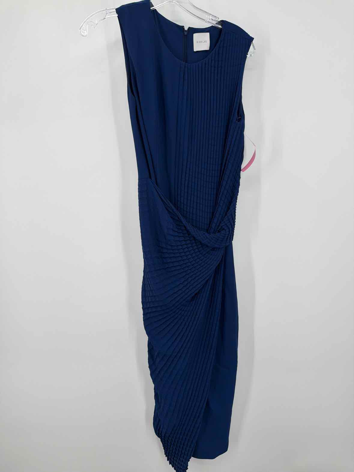 Pre-Owned Dion Lee Navy Size 2 Long Sleeveless Dress | True Fashionistas.