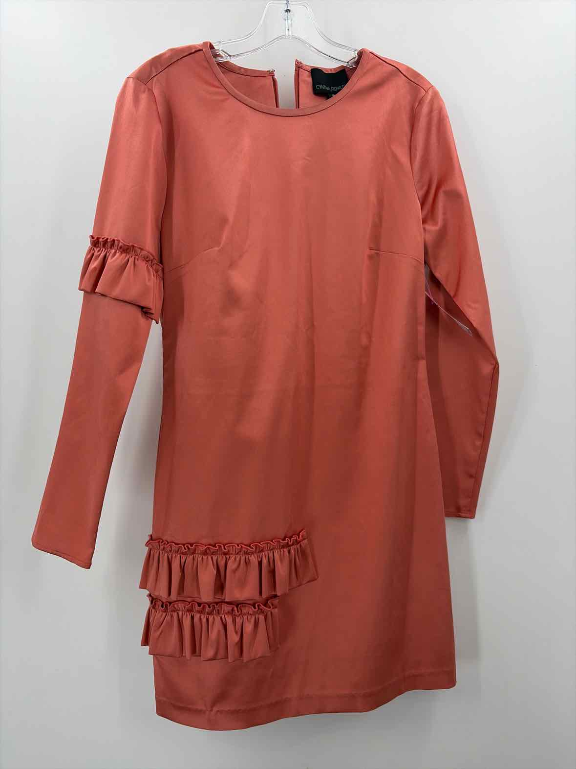 Pre-Owned Cynthia Rowley Pink Size 8 Knee Length Long Sleeve Dress | True Fashionistas.