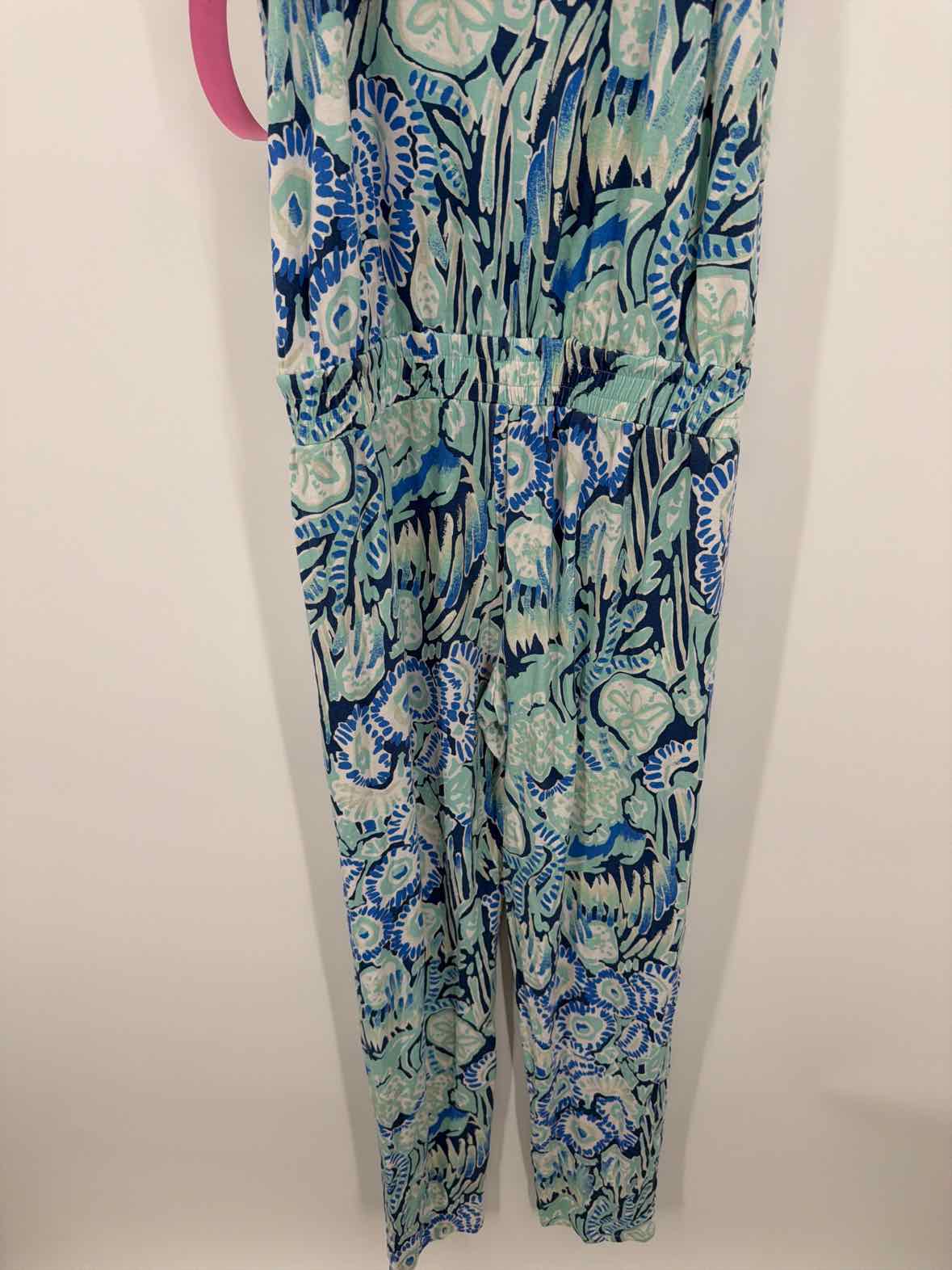 Pre-Owned Lilly Pulitzer Blue Size Small Sleeveless Jumpsuit | True Fashionistas.