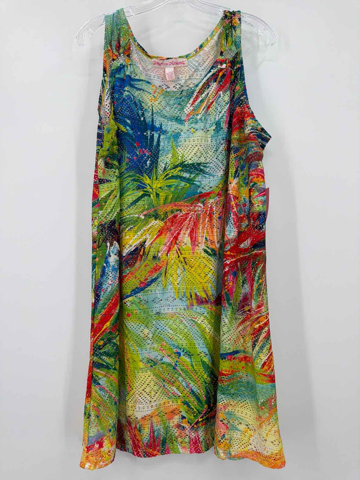 Pre-Owned Leoma Lovegrove Green Size XL Coverup | True Fashionistas.