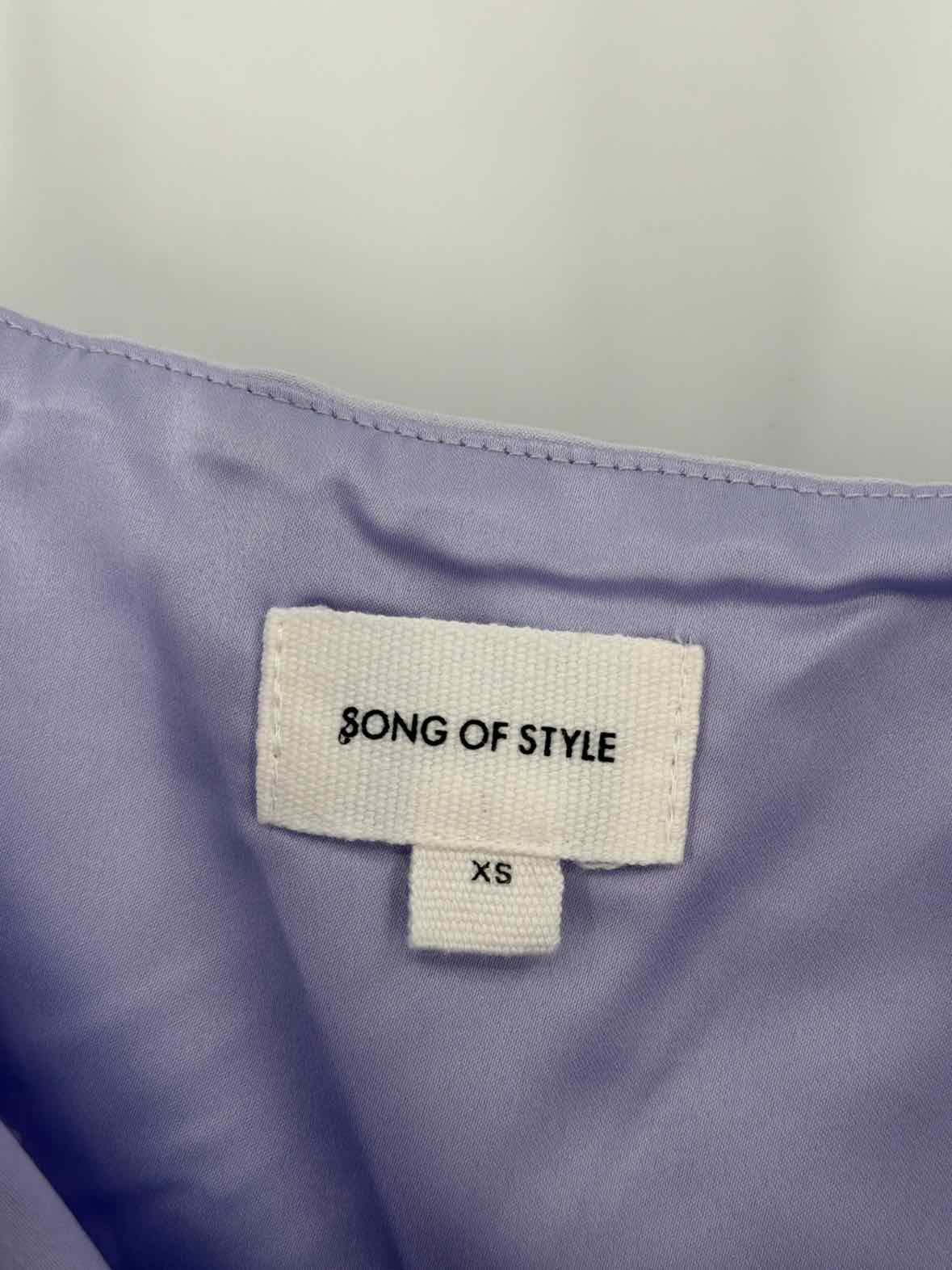 Pre-Owned Song of Style Purple Size XS Short Sleeveless Dress | True Fashionistas.