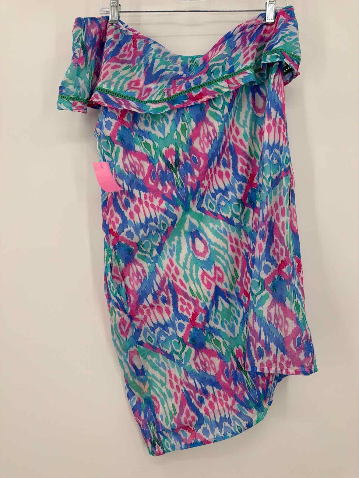 Pre-Owned Oliphant Blue Size Medium One Shoulder Short Sleeveless Dress | True Fashionistas.