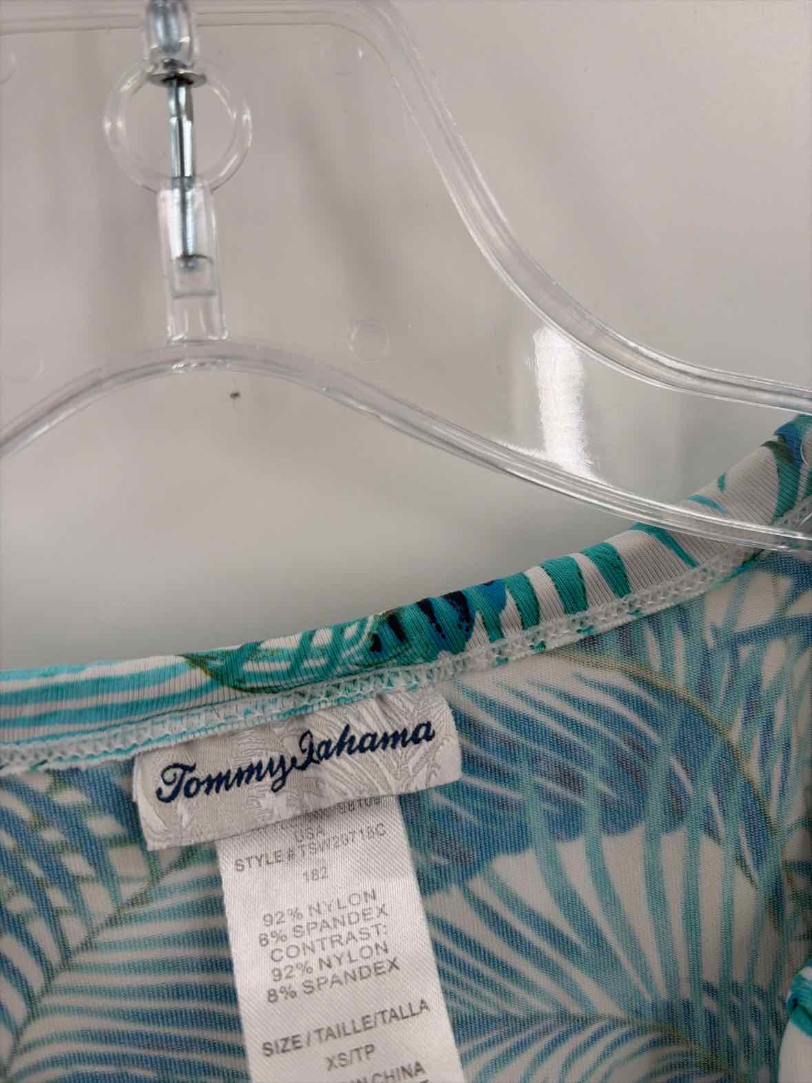 Pre-Owned Tommy Bahama Blue Size XS Knee Length Sleeveless Dress | True Fashionistas.