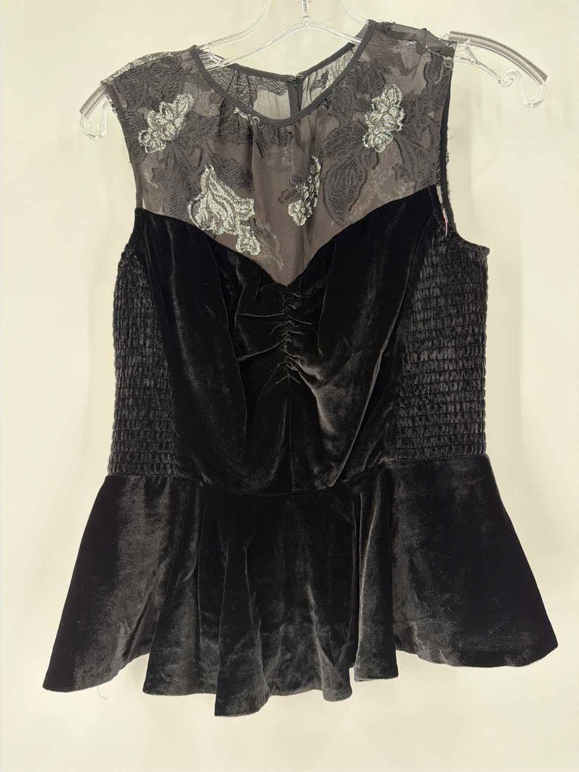 Pre-Owned Rebecca Taylor Black Size 0 Tank Top | True Fashionistas.