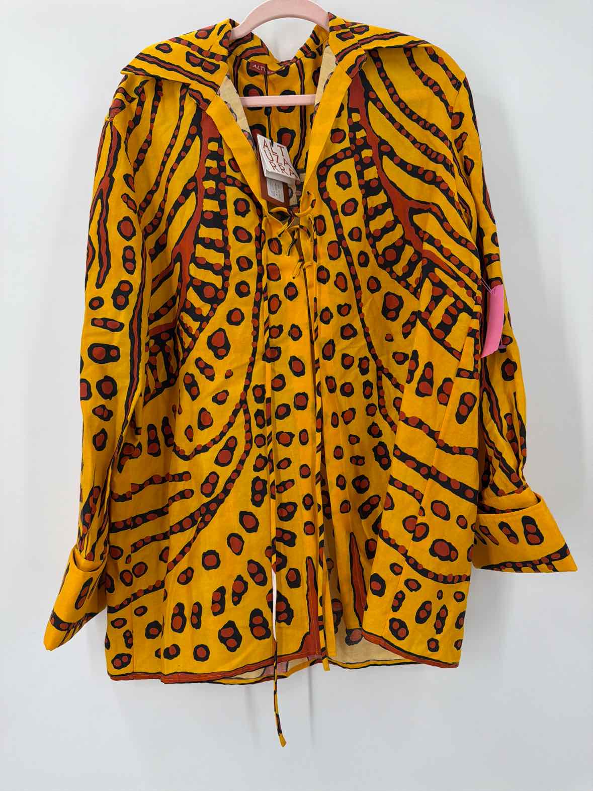 Pre-Owned Altuzarra Yellow Size 40 Deka Top Blouse | True Fashionistas.