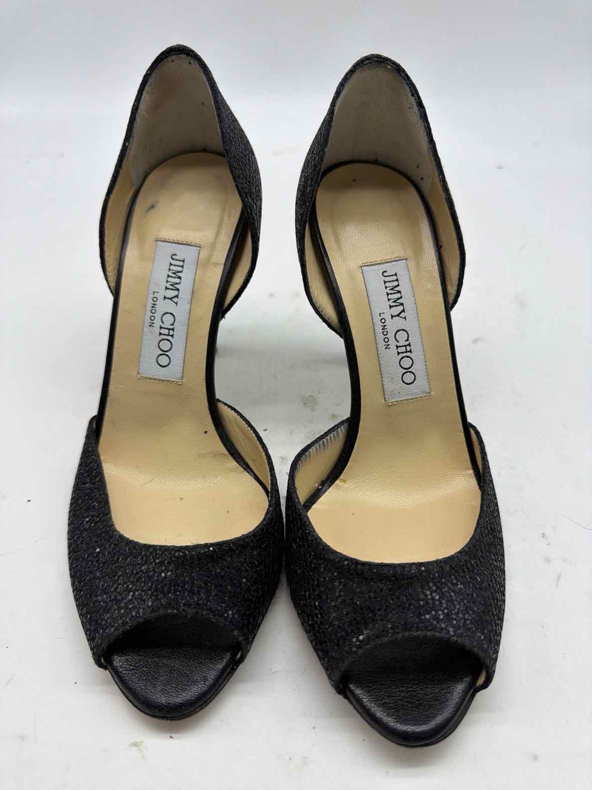 Pre-Owned Jimmy Choo Black Size 35.5 D'orsay Heels | True Fashionistas.