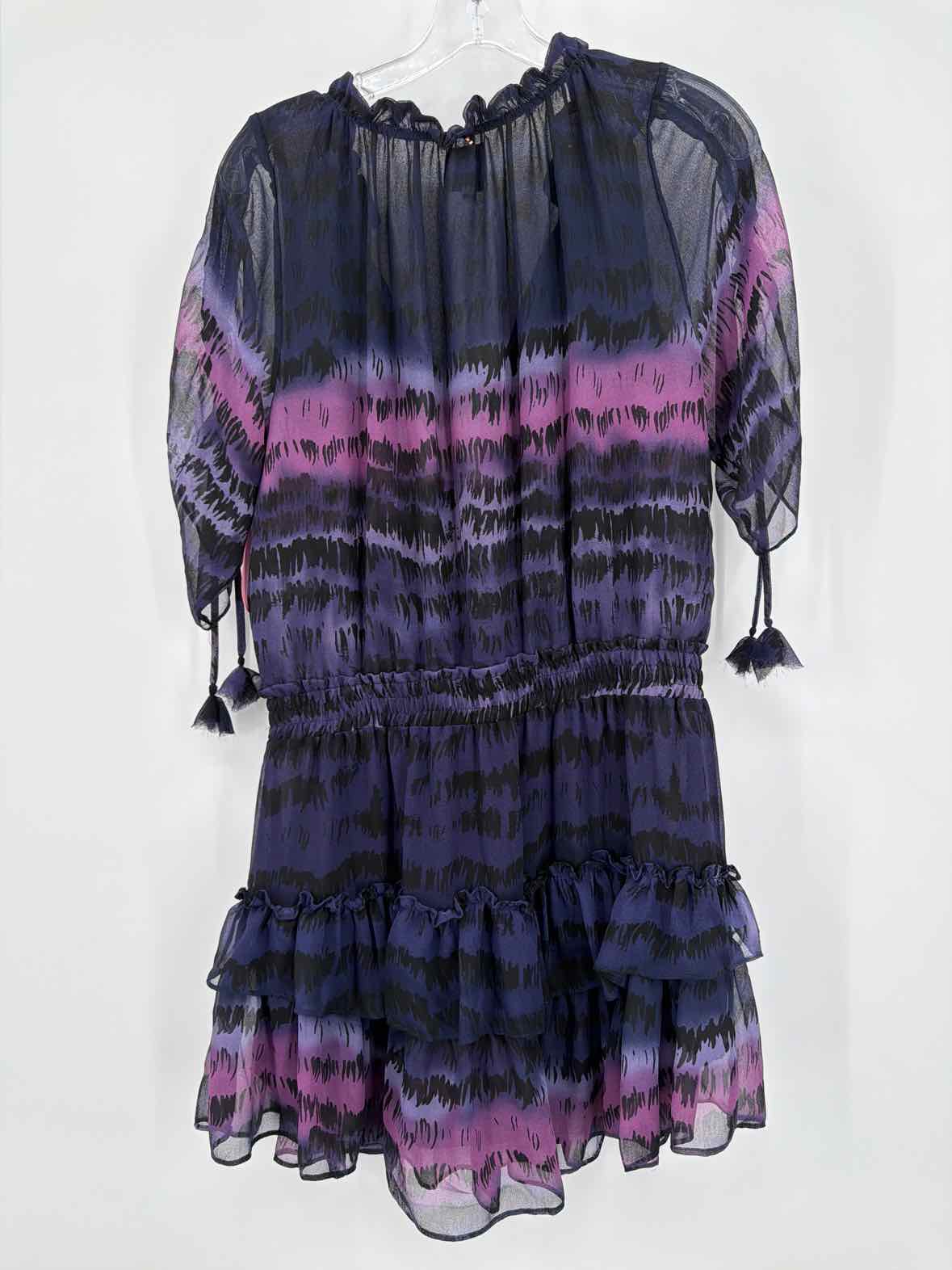 Pre-Owned Misa Purple Size Large Long Sleeve Dress | True Fashionistas.