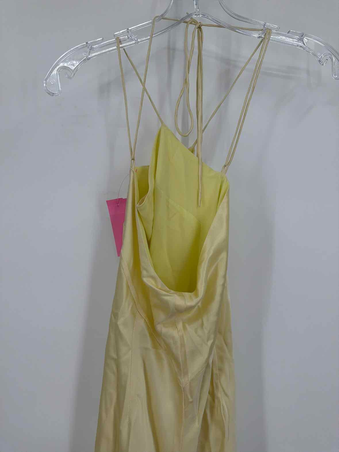 Pre-Owned Viktor & Rolf Yellow Size 1/Small Long Sleeveless Dress | True Fashionistas.