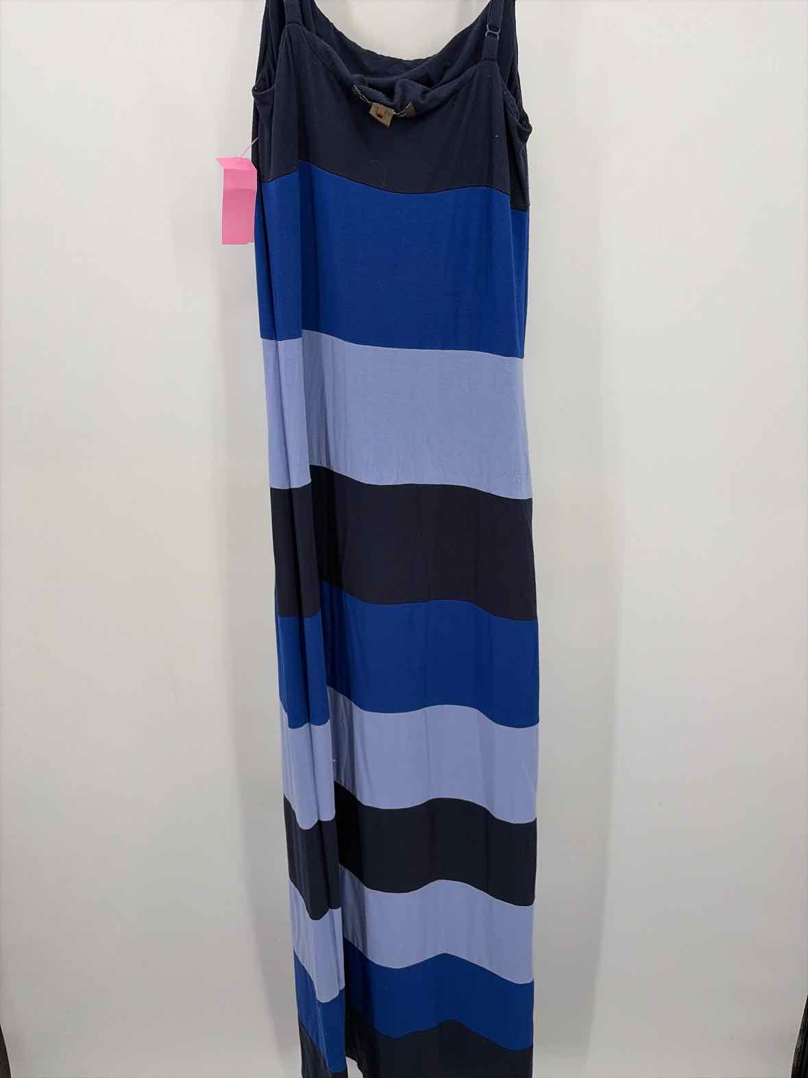Pre-Owned Tommy Bahama Blue Size XS Maxi Sleeveless Dress | True Fashionistas.