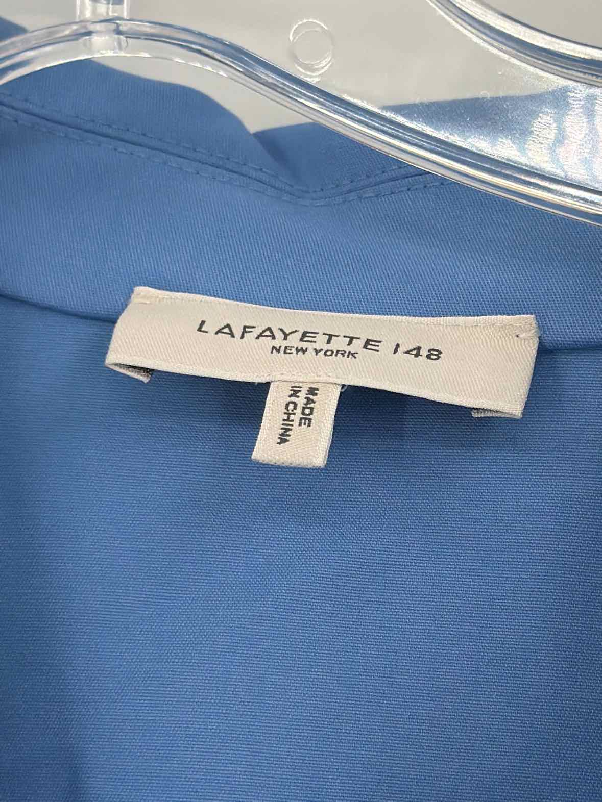 Pre-Owned Lafayette 148 Blue Size Small Short Short Sleeve Dress | True Fashionistas.