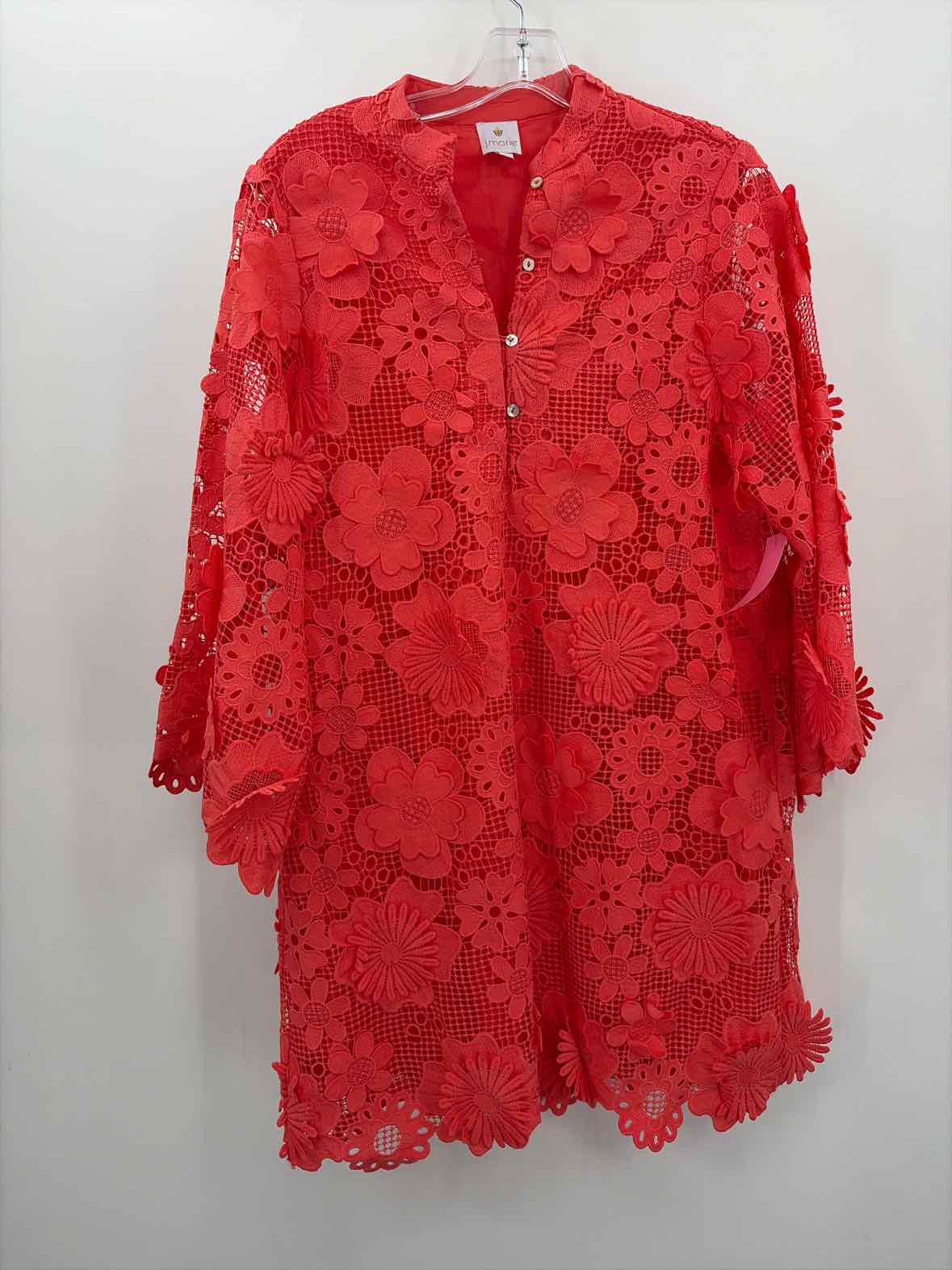 Pre-Owned j.marie Pink Size XS Knee Length Long Sleeve Dress | True Fashionistas.