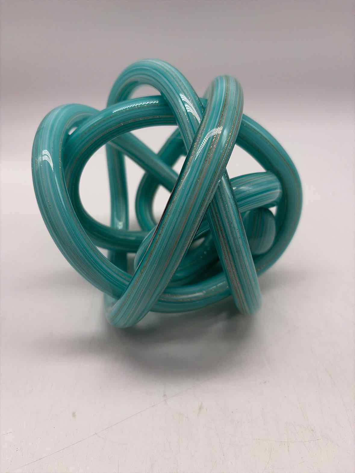 Teal Glass Decorative Accessory | True Fashionistas.