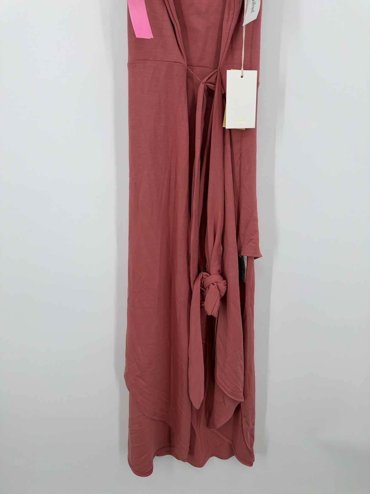 Pre-Owned Wilfred Pink Size XL Midi Sleeveless Dress | True Fashionistas.