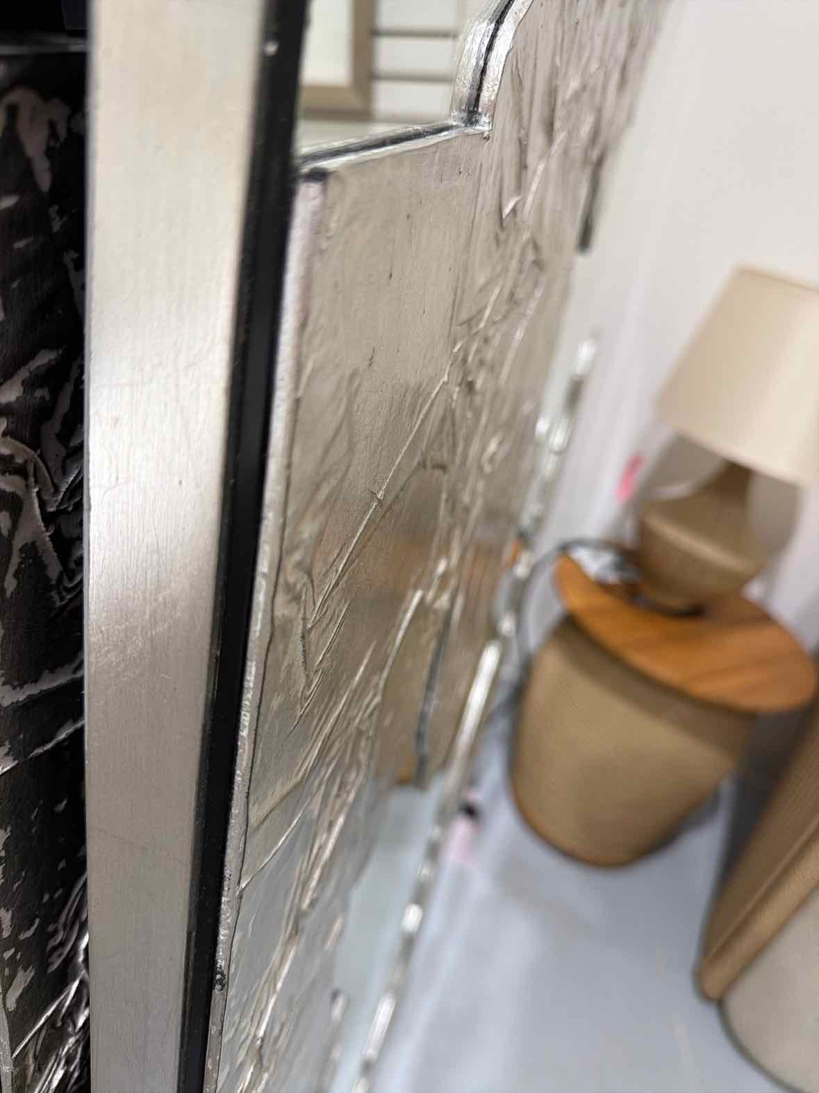 Nuvole Silver Embosed Mirror | True Fashionistas.