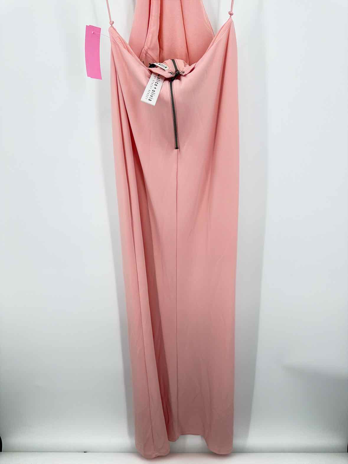 Pre-Owned Alice + Olivia Pink Size 6 Long Sleeveless Dress | True Fashionistas.