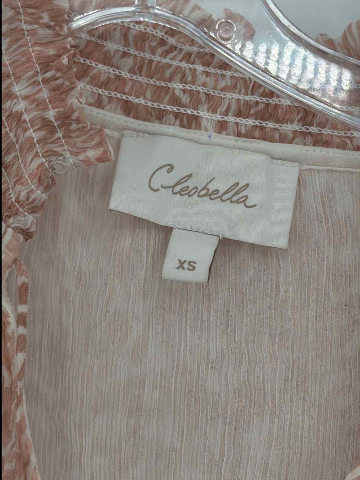Pre-Owned Cleobella Pink Size XS Short Long Sleeve Dress | True Fashionistas.
