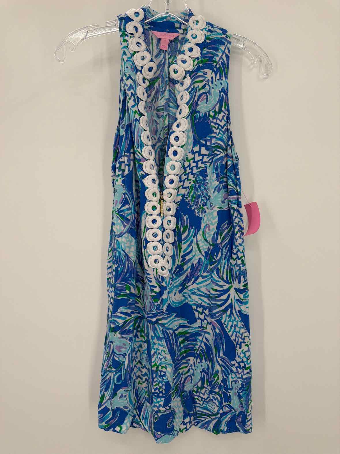 Pre-Owned Lilly Pulitzer Blue Size 0 Short Sleeveless Dress | True Fashionistas.