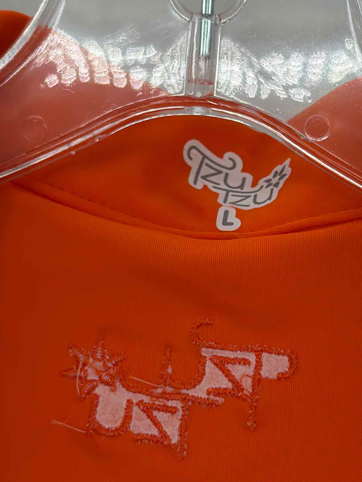 Pre-Owned Tzu Tzu Orange Size Large Athletic Tank | True Fashionistas.