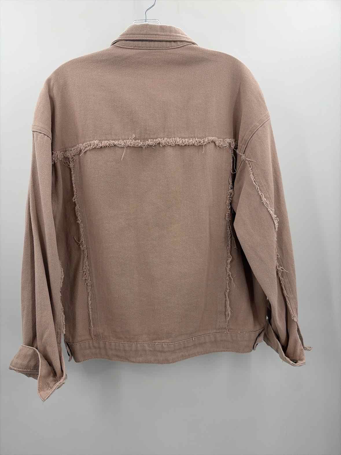 Pre-Owned Savanna Jane Pink Size Medium Jean Jacket | True Fashionistas.