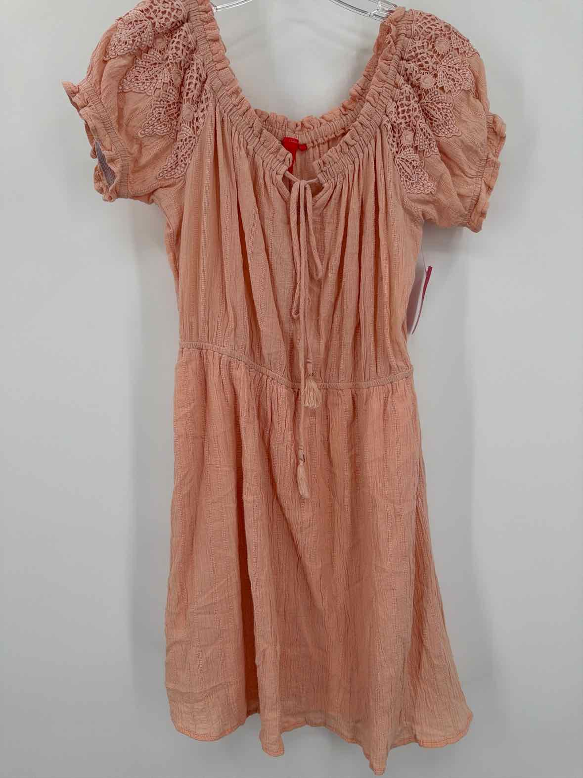 Pre-Owned Chelsea & Violet Pink Size Large Short Short Sleeve Dress | True Fashionistas.