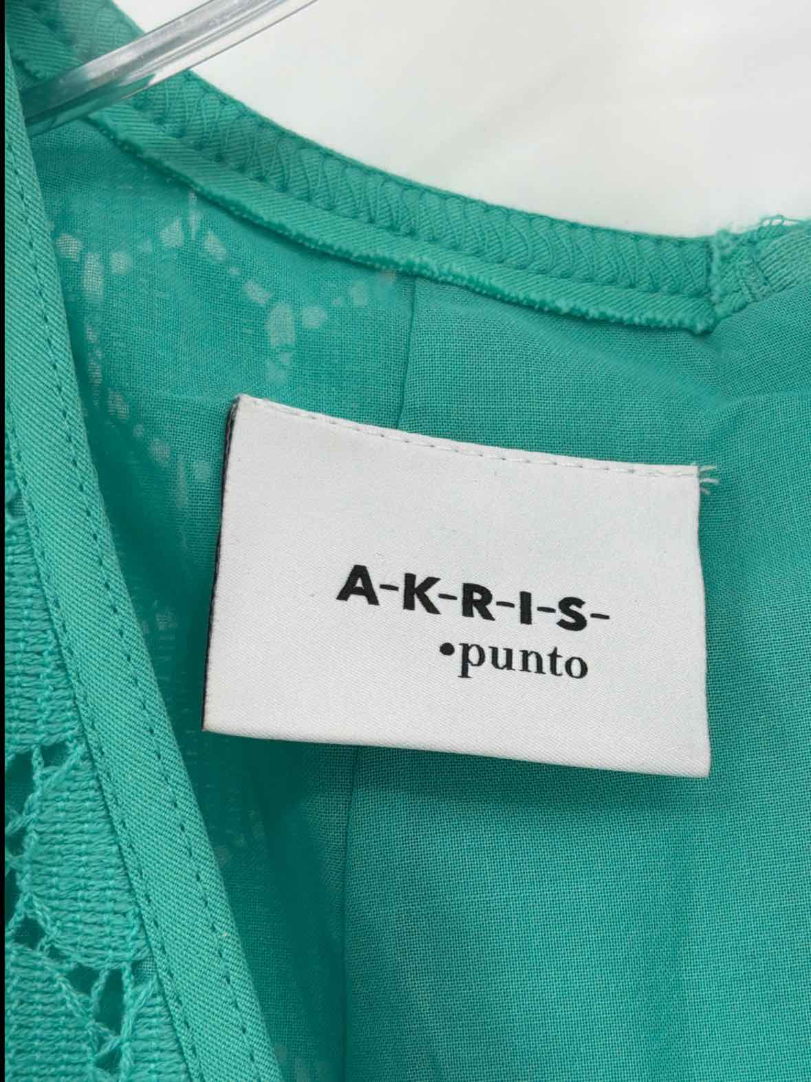 Pre-Owned Akris Punto Green Size 43 Short Sleeveless Dress | True Fashionistas.