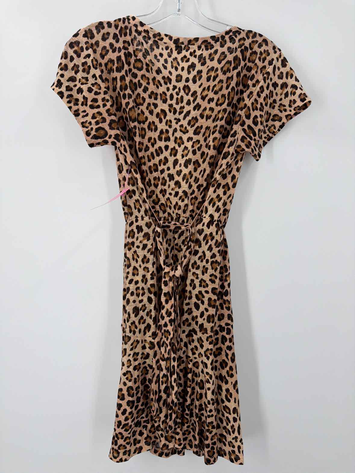 Pre-Owned Rebecca Taylor Tan Size XS Leopard Short Short Sleeve Dress | True Fashionistas.