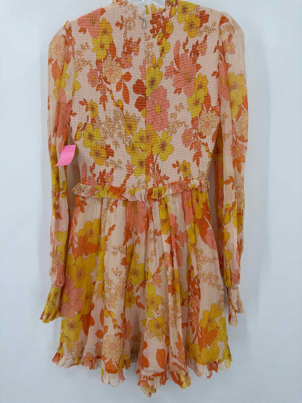 Pre-Owned Zimmermann Yellow Size 1/6 Short Long Sleeve Dress | True Fashionistas.
