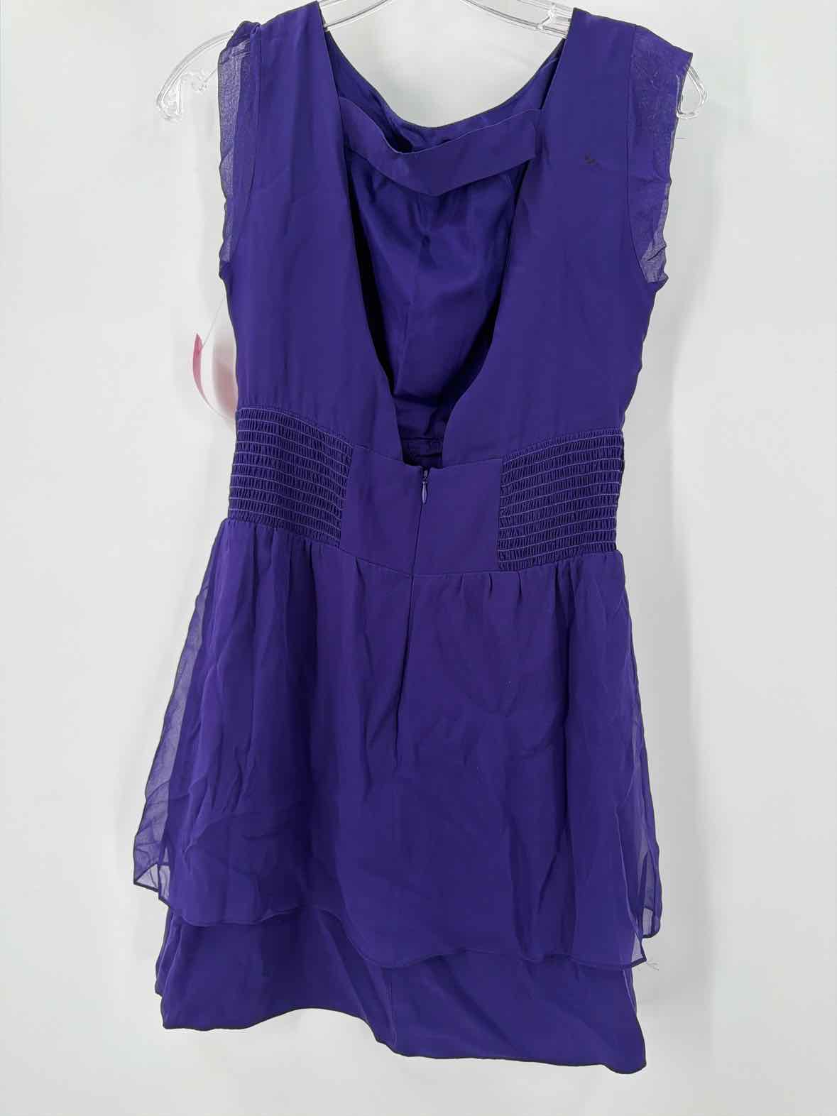 Pre-Owned Luna Purple Size Small Short Sleeveless Dress | True Fashionistas.