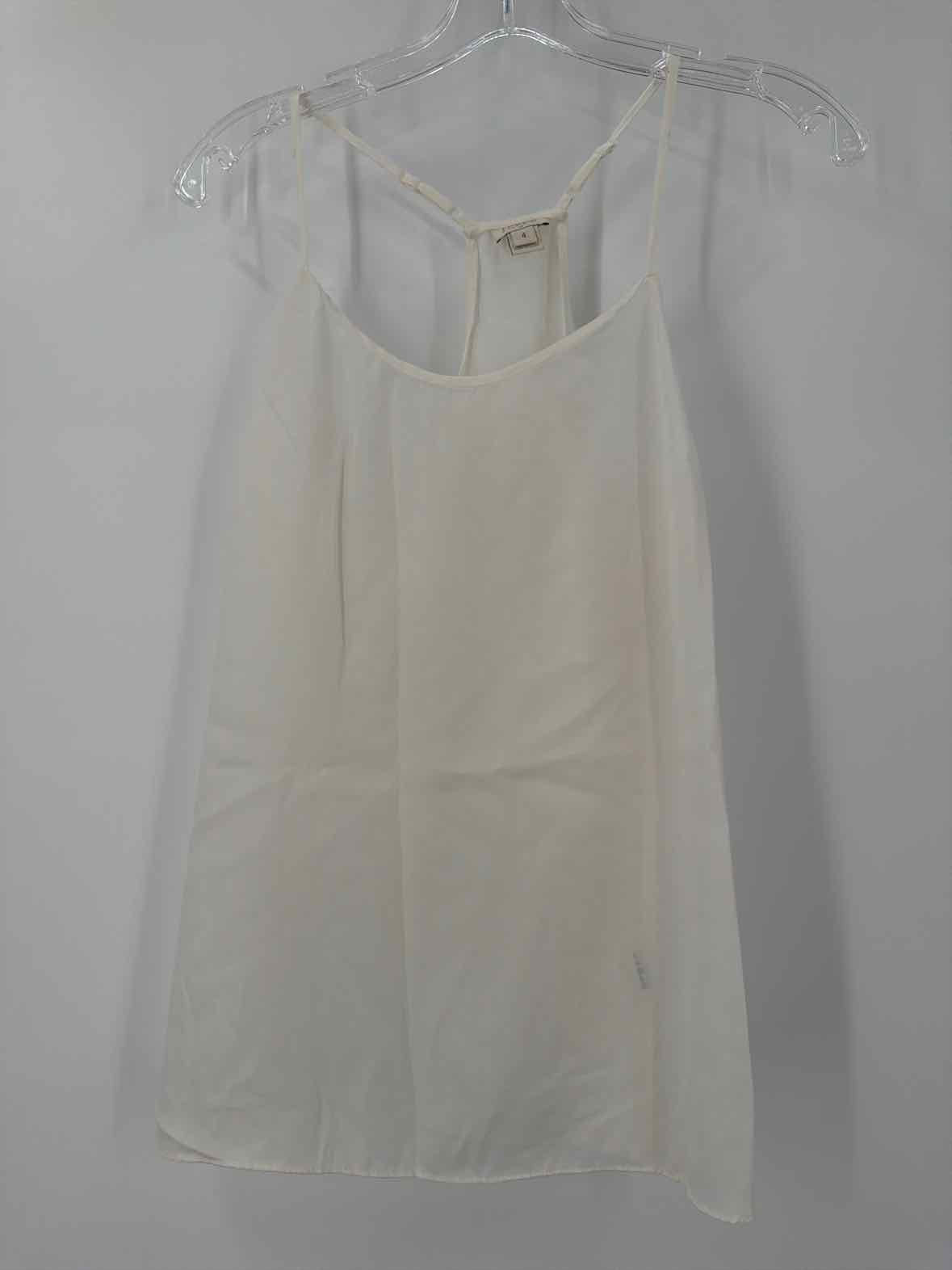 Pre-Owned J Crew White Size 4 Tank Top | True Fashionistas.