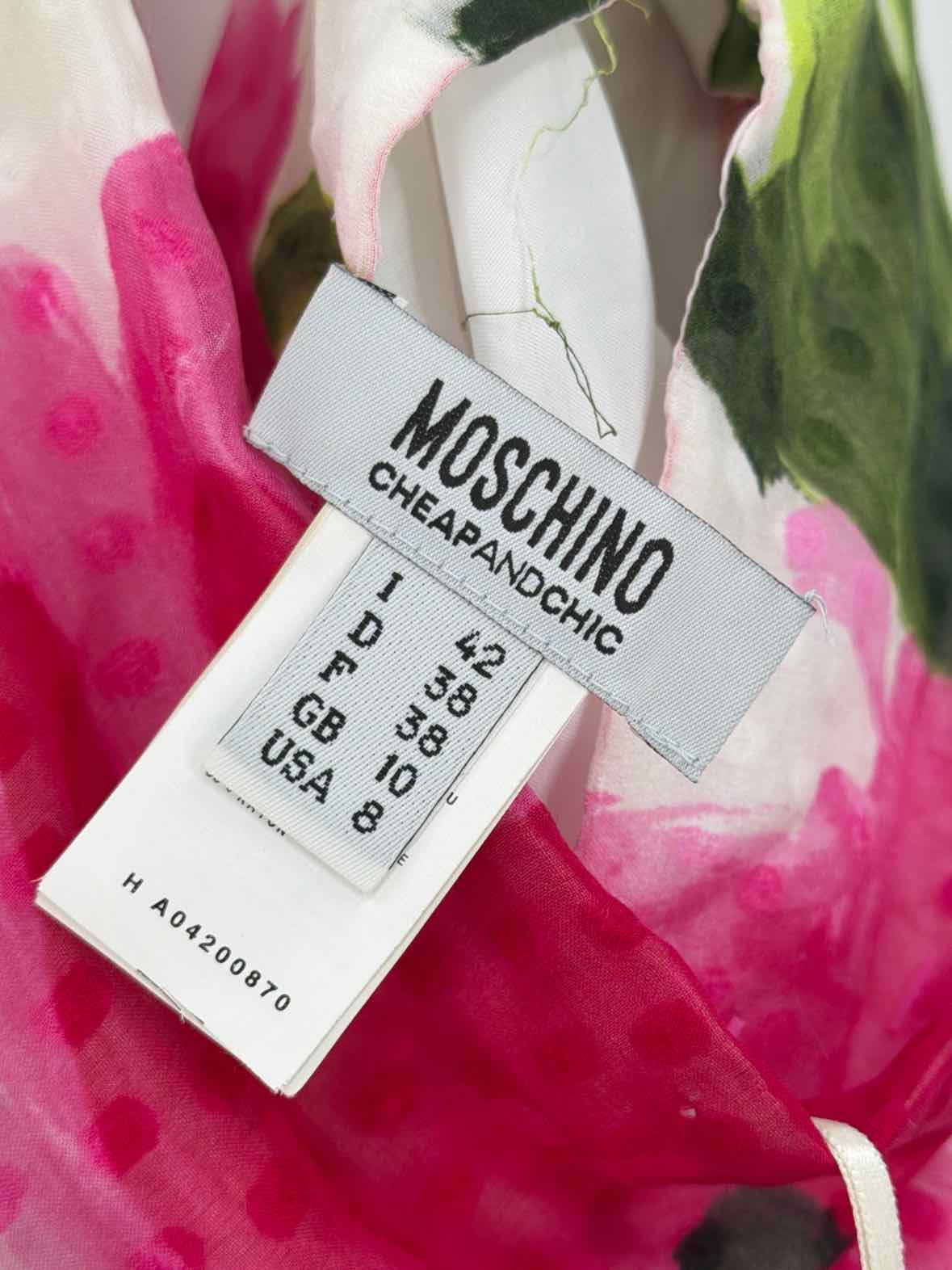Pre-Owned Moschino Cheap & Chic Pink Size 8 Short Strapless Dress | True Fashionistas.