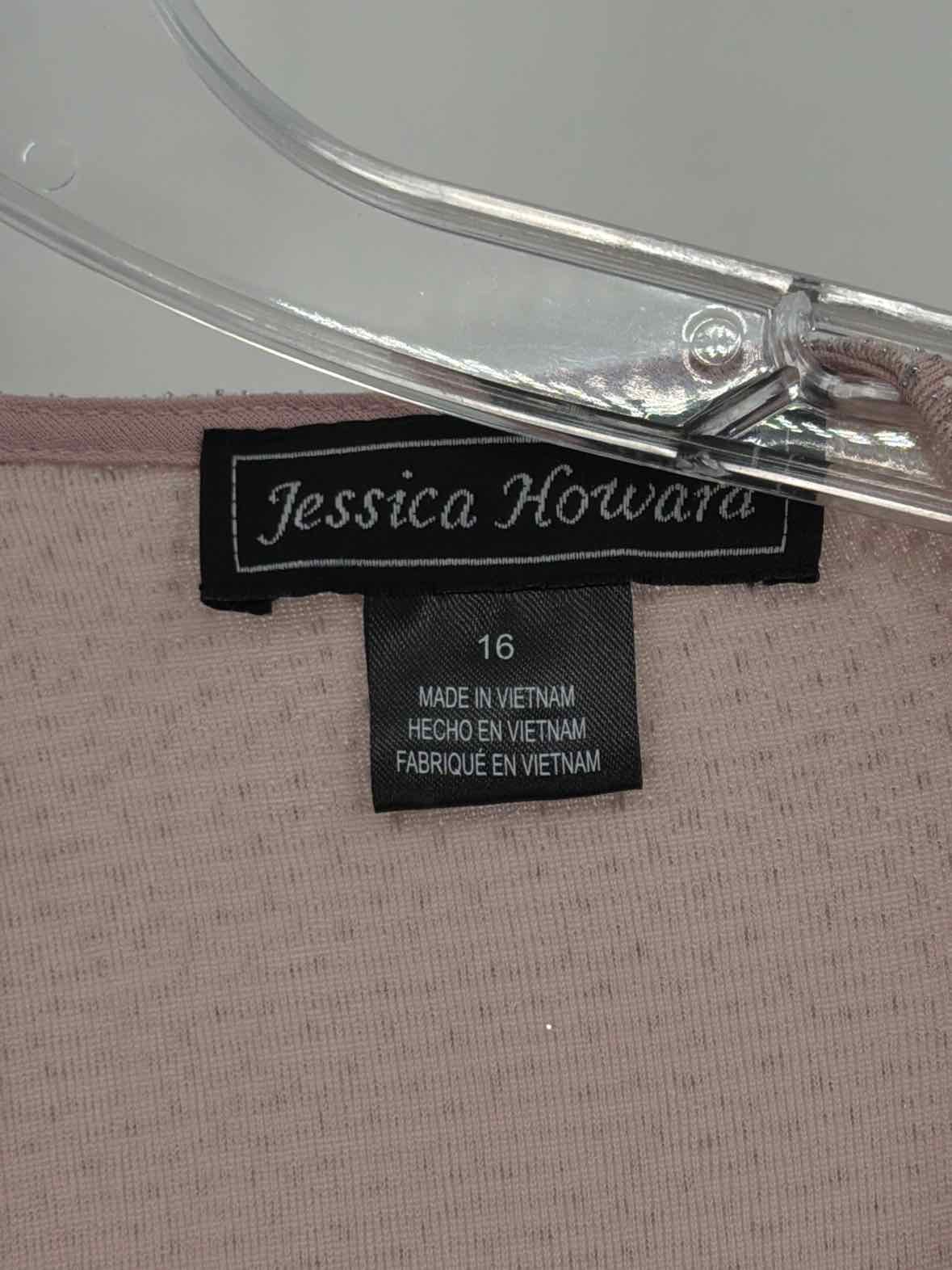 Pre-Owned Jessica Howard Pink Size 16 Short Short Sleeve Dress | True Fashionistas.