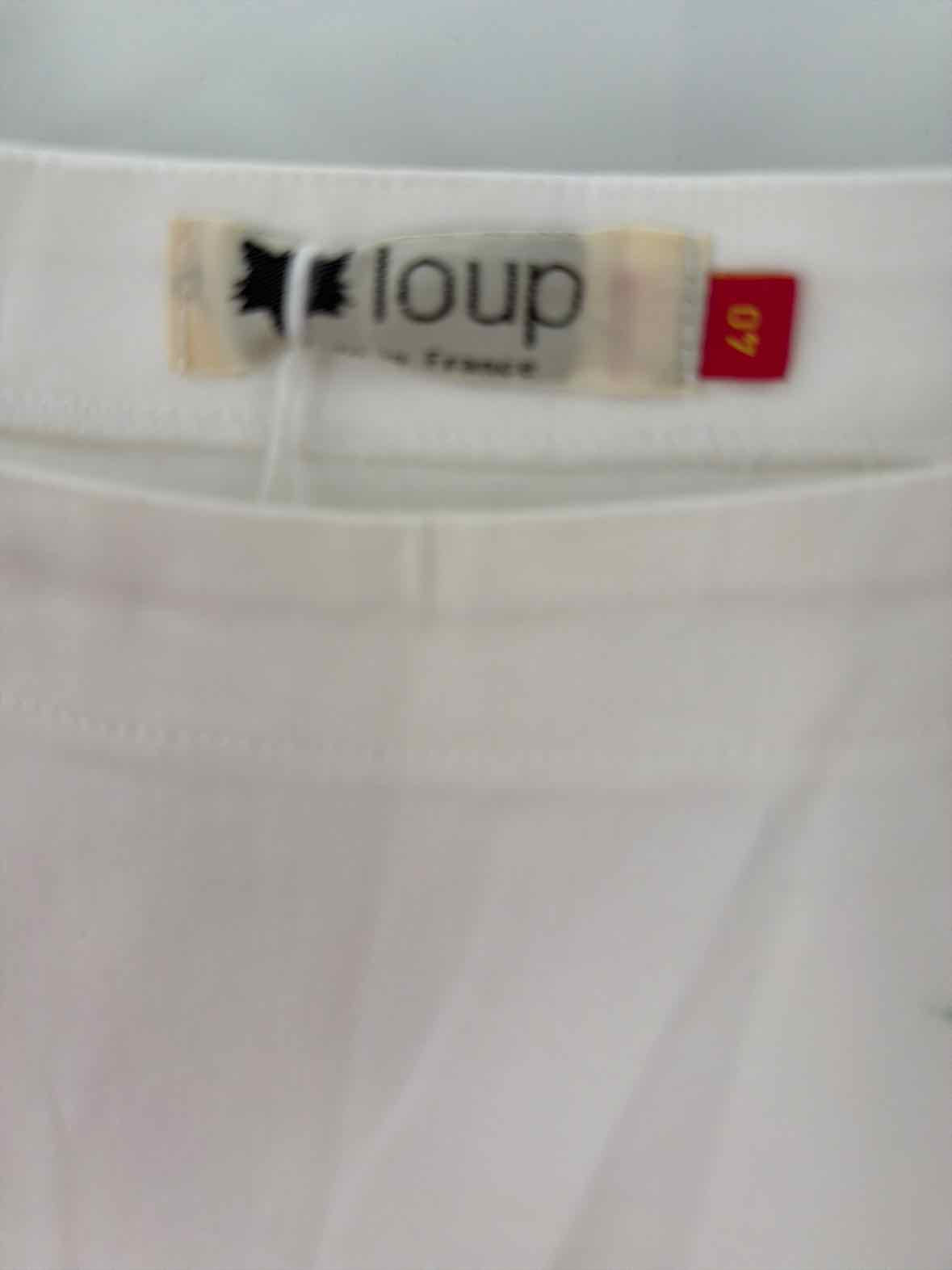 Pre-Owned Loup White Size 40 Short Short Sleeve Dress | True Fashionistas.