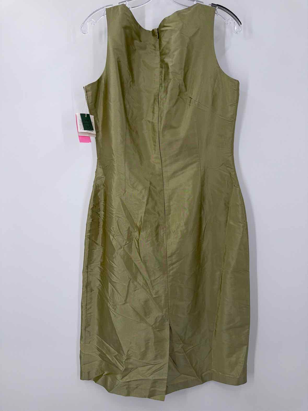 Pre-Owned Connie Roberson Green Size 10 Short Sleeveless Dress | True Fashionistas.