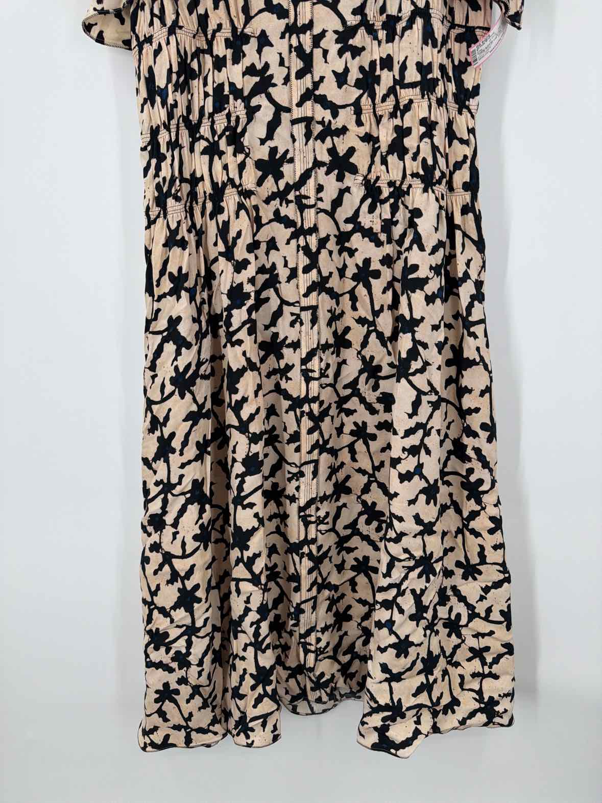 Pre-Owned Ulla Johnson Black Size 12 Long Short Sleeve Dress | True Fashionistas.