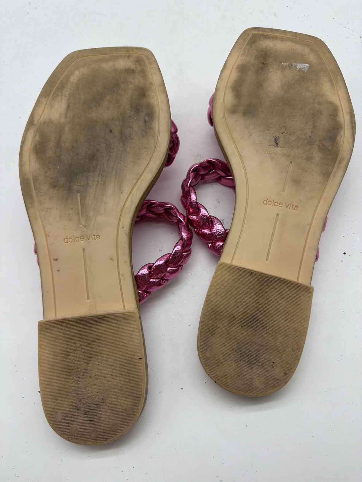 Pre-Owned Dolce Vita Pink Size 7 Slide Sandals | True Fashionistas.
