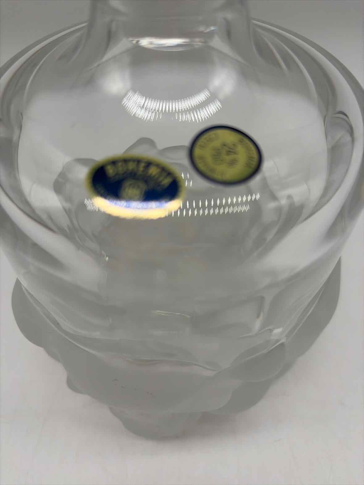 C-zech Clear W/Etched Crystal Decanter | True Fashionistas.