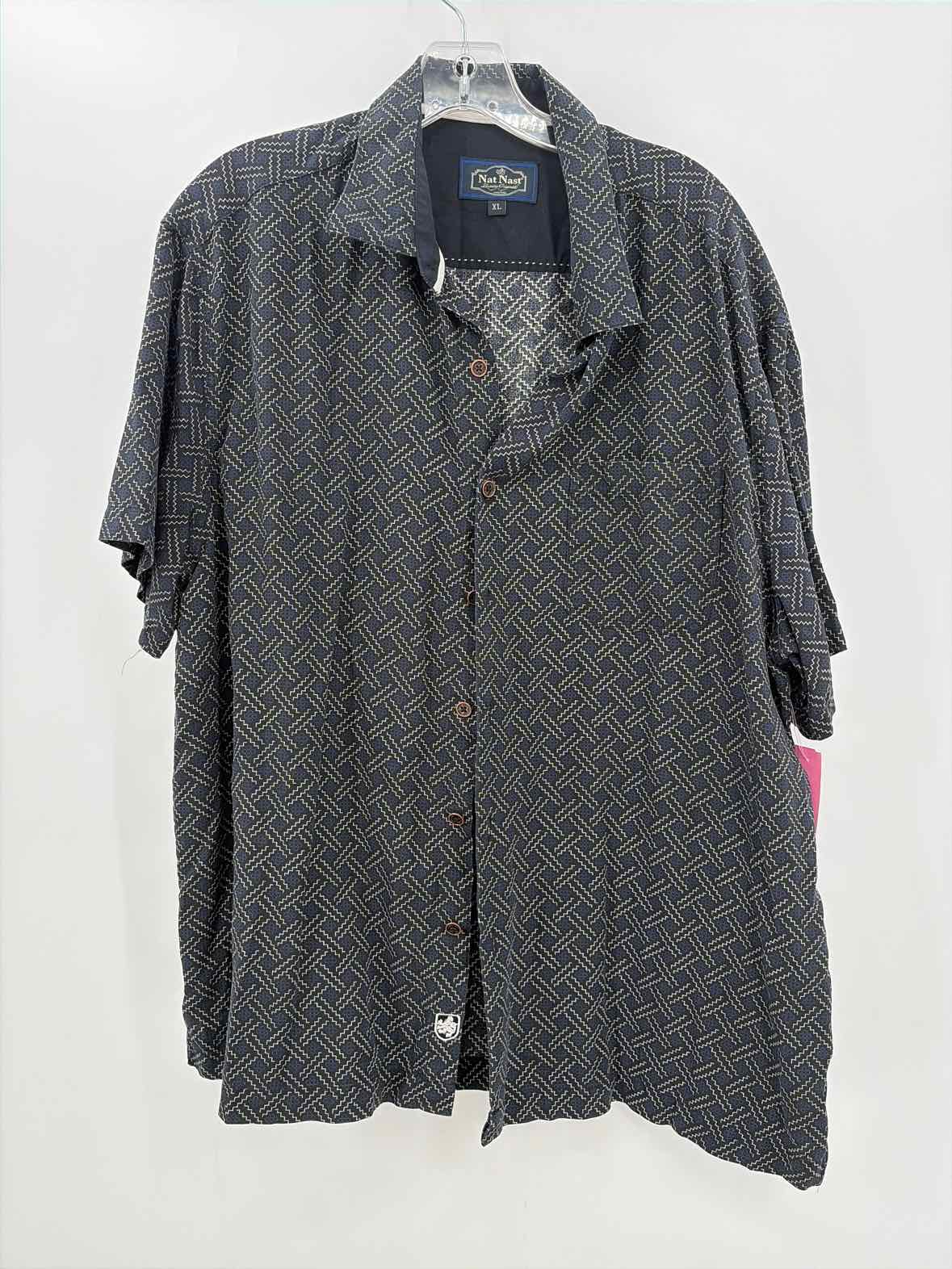 Nat Nast Black Size XL Men's Button Down | True Fashionistas.