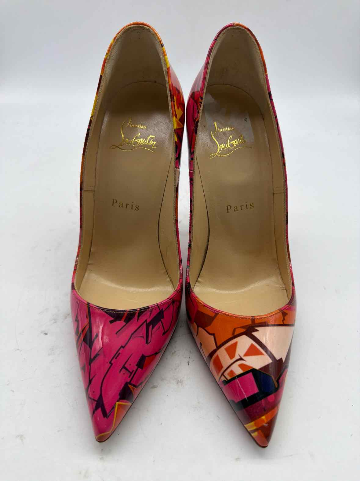 Pre-Owned Christian Louboutin Pink Size 36.5 Stiletto Heels | True Fashionistas.
