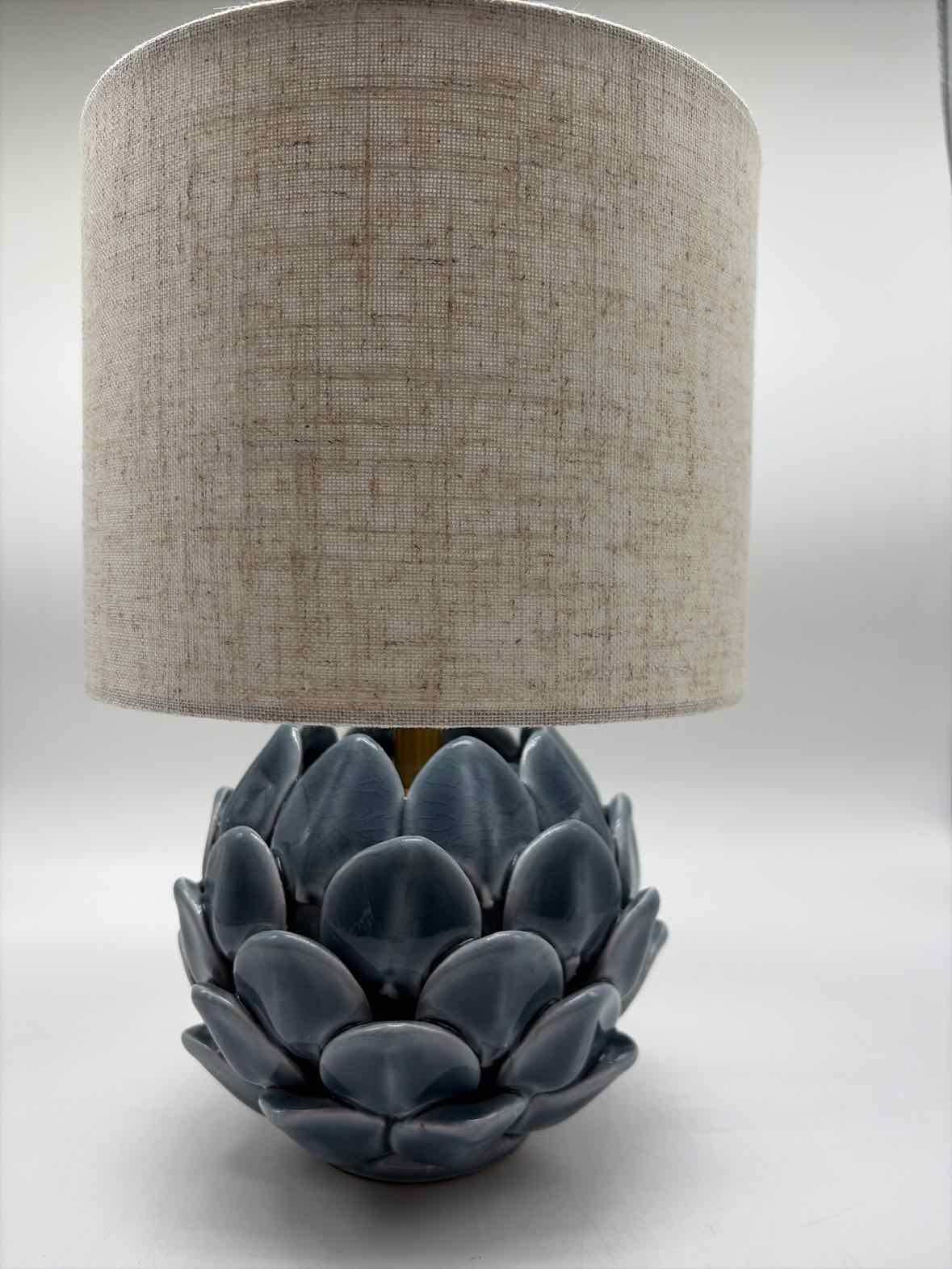Blue Artichoke Accent Lamp | True Fashionistas.