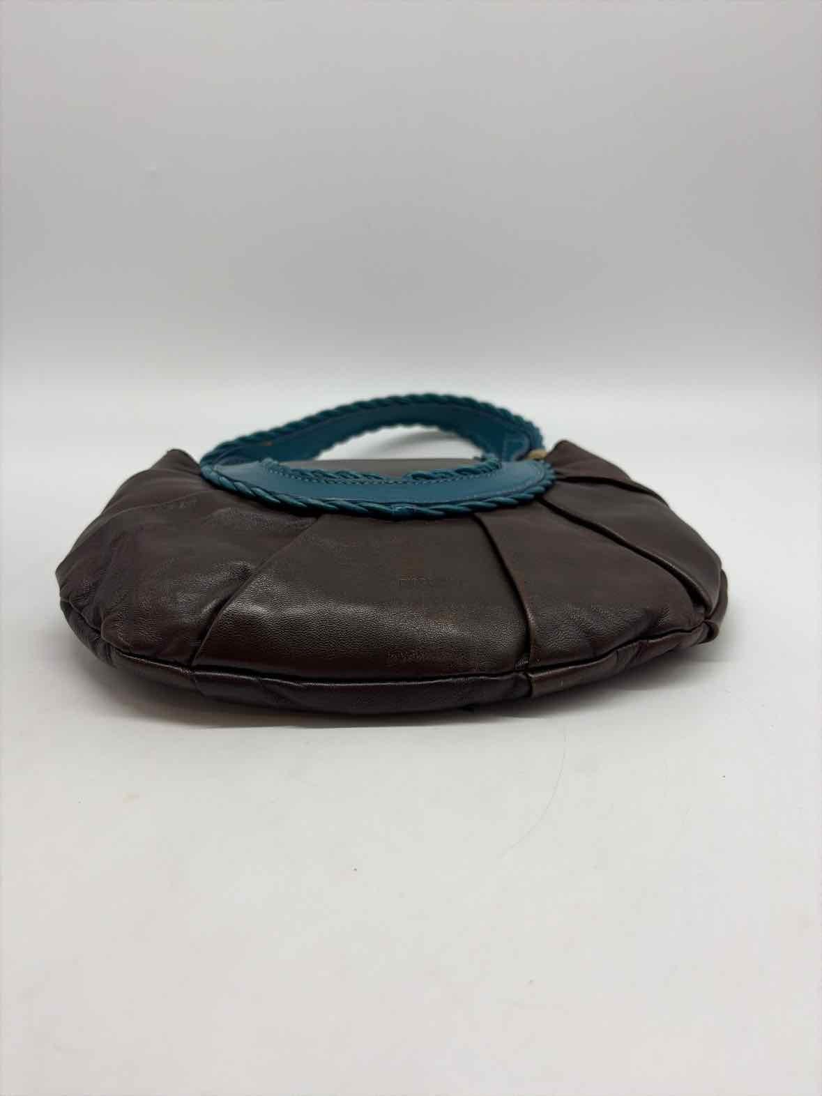 Pre-Owned Moschino Brown Pouchette Pouchette | True Fashionistas.